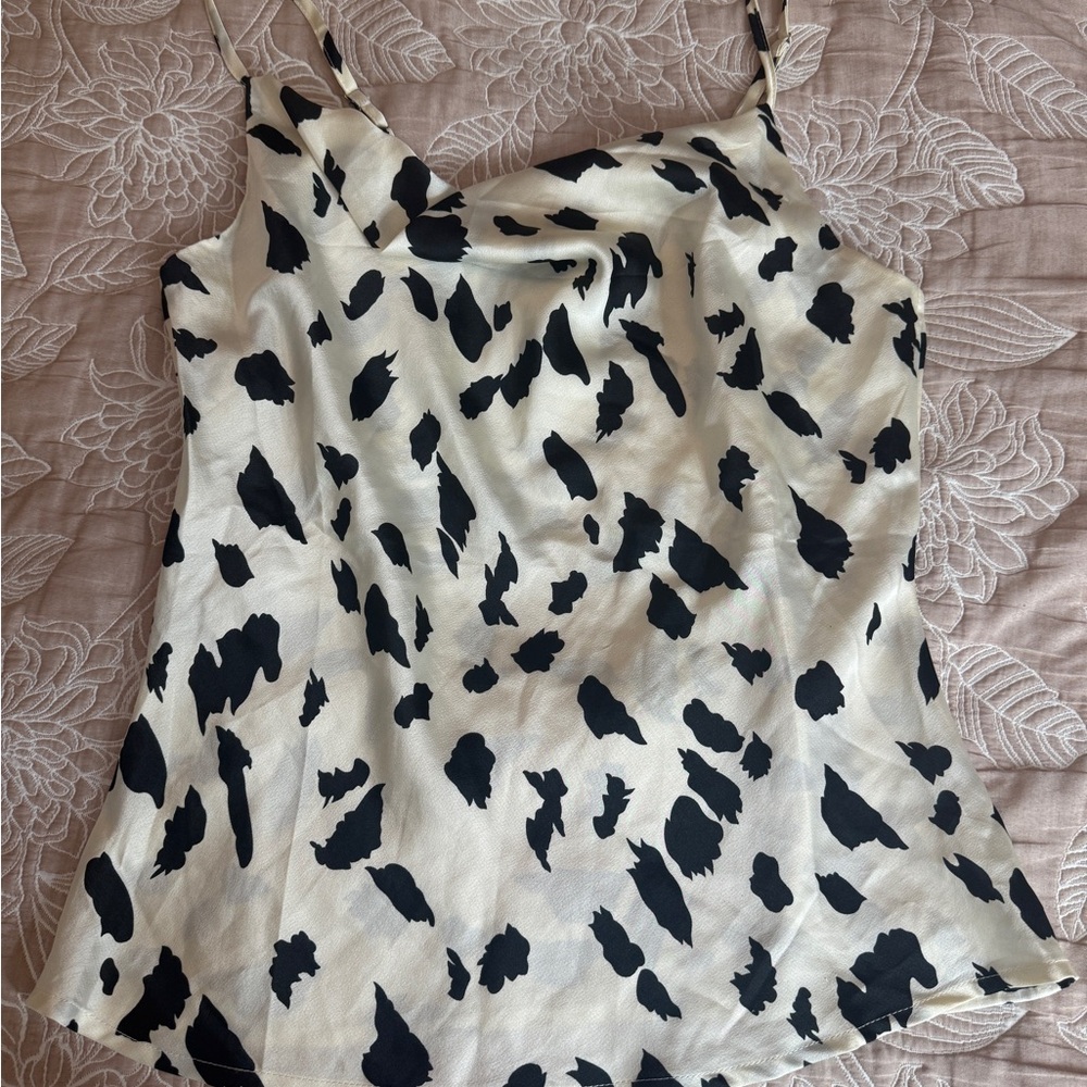 Papermoon Black and Cream Camisole